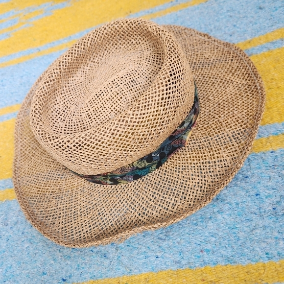 Vintage Disney Goofy's Hat Co Straw Brimmed Sun hat - Picture 5 of 7